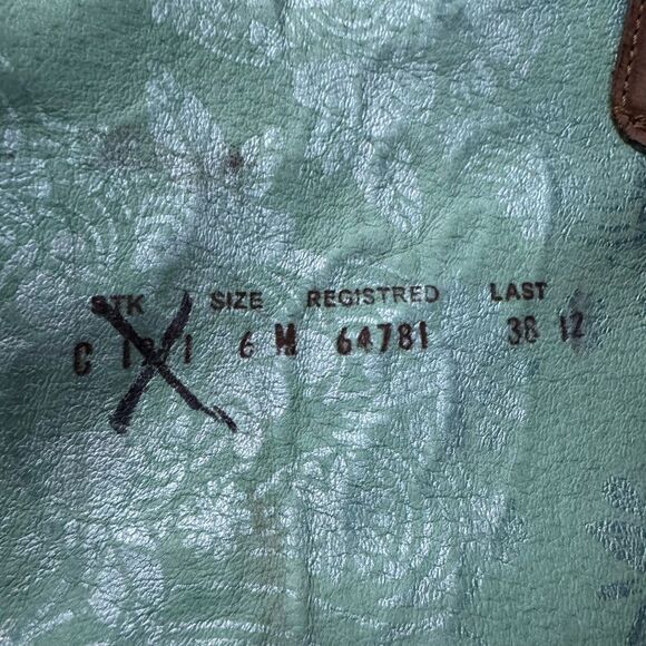 Corral Vintage Embroidery Leather Round Toe Western Boots C1971 SZ 6 M (64781) - Picture 12 of 13